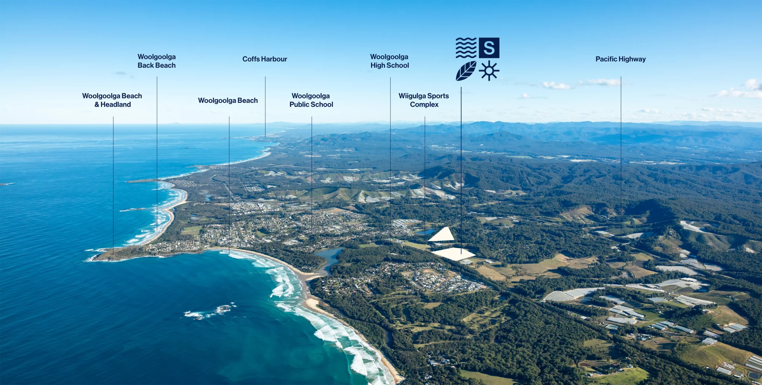 Aerial Woolgoolga