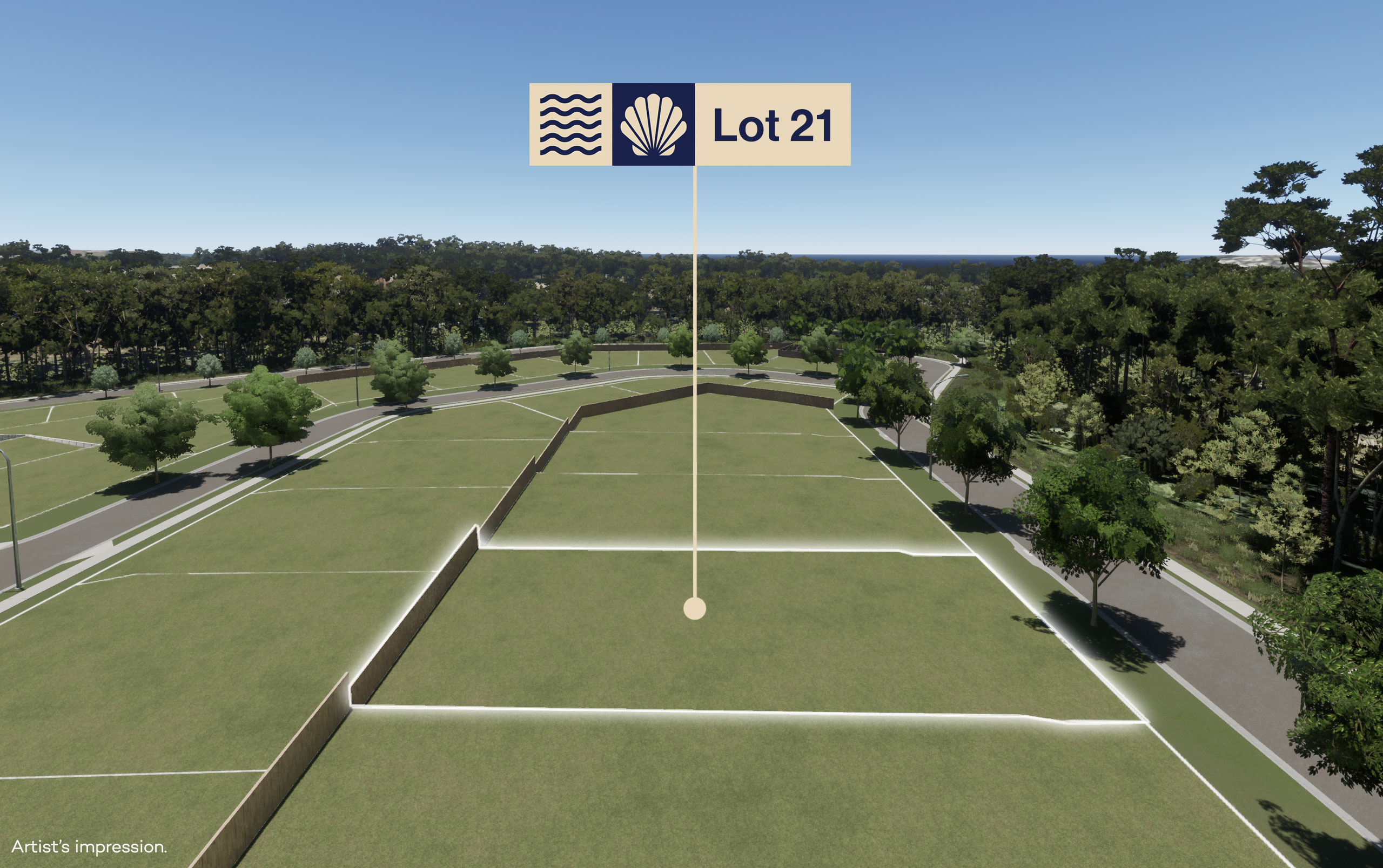 Lot 21 - land for sale at Swell Woolgoolga